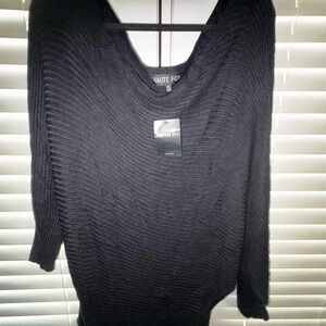 Forever 21 Black Off-the-Shoulder Sweater